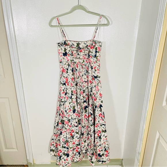 Cinq A Sept Gavin Floral Midi Dress Size 4 - Picture 6 of 11